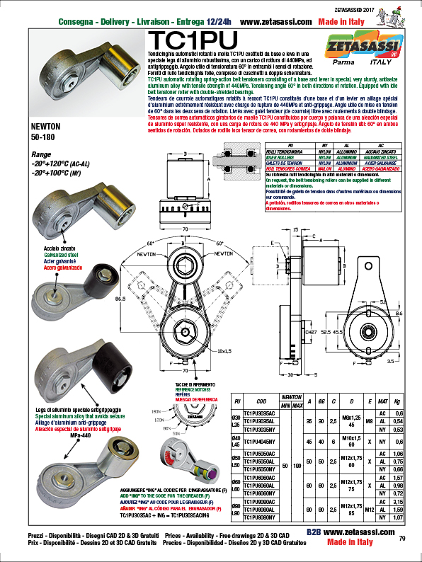 TENSOR DE CORREA ROTATIVO